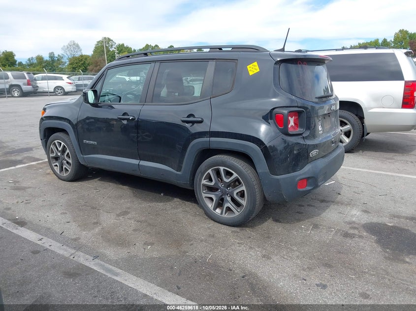 Vin: zaccjabb8jph91565, lot: 46759687, jeep renegade latitude fwd 20183