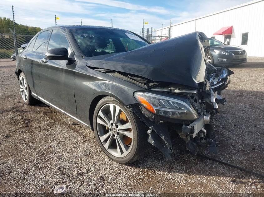 Vin: 55swf8dbxku315216, lot: 46759703, mercedes-benz c 300 20191