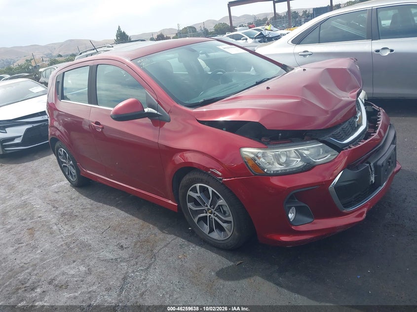 Vin: 1g1jd6sb5h4143100, lot: 46759707, chevrolet sonic lt auto 20171