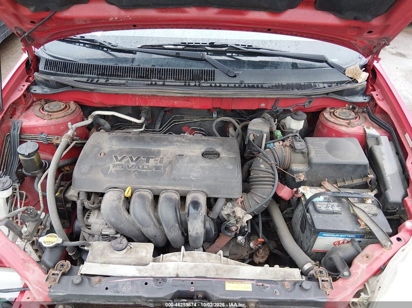 TOYOTA MATRIX 2003 VIN 2T1KR32E63C002404