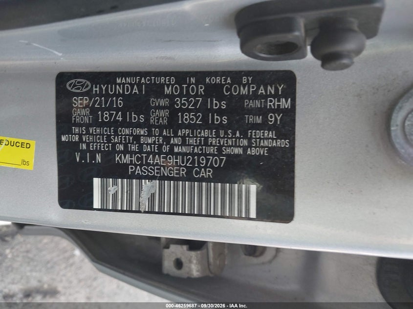 2017 HYUNDAI ACCENT SE · Фото 9
