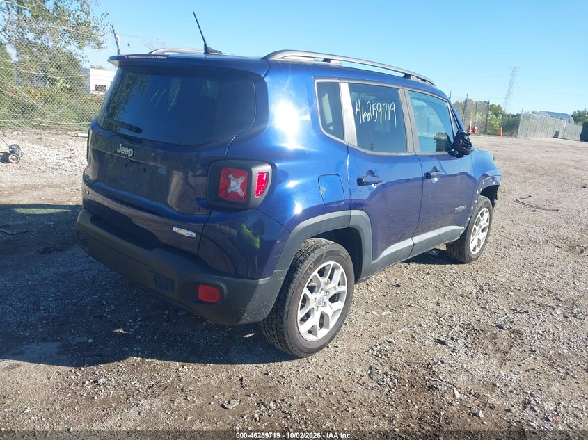 Vin: zaccjbbb1hpg51793, lot: 46759788, jeep renegade latitude 20174