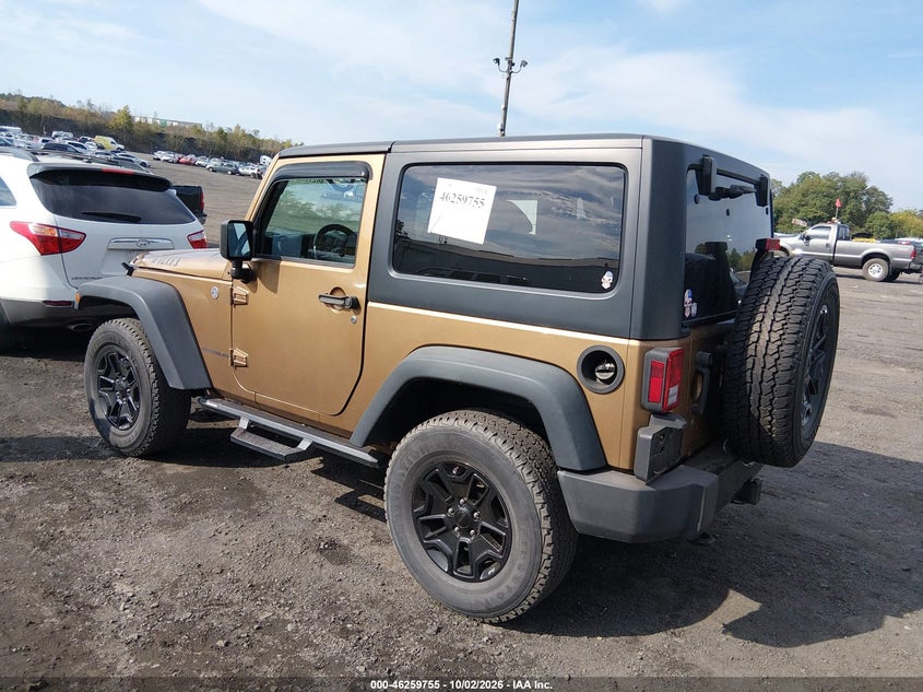Vin: 1c4ajwag7fl714344, lot: 46759823, jeep wrangler willys wheeler 20153