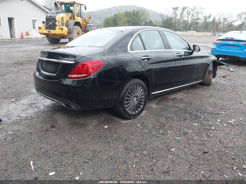 Vin: 55swf4kb8fu025378, lot: 46759824, mercedes-benz c-class c 300 luxury 20154