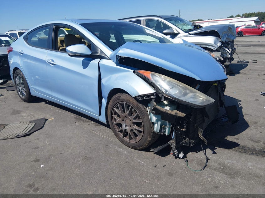Vin: kmhdh4aexbu133271, lot: 46759827, hyundai elantra limited (ulsan plant) 2011 img_1