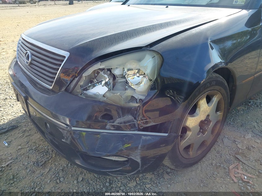 LEXUS LS 430 2002 VIN JTHBN30F920079332