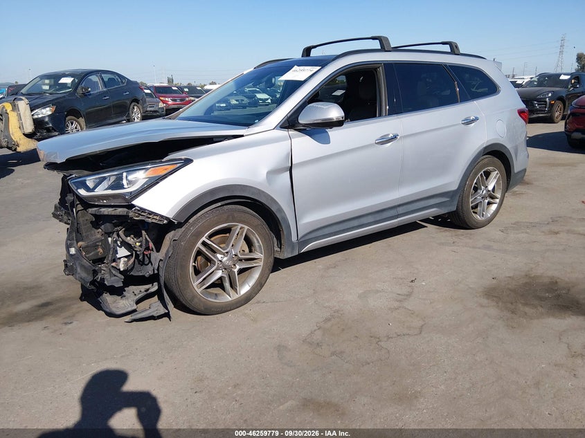 2017 Hyundai Santa Fe Limited Ultimate, Front End, IAAI, VIN KM8SR4HF3HU195428 — photo 2