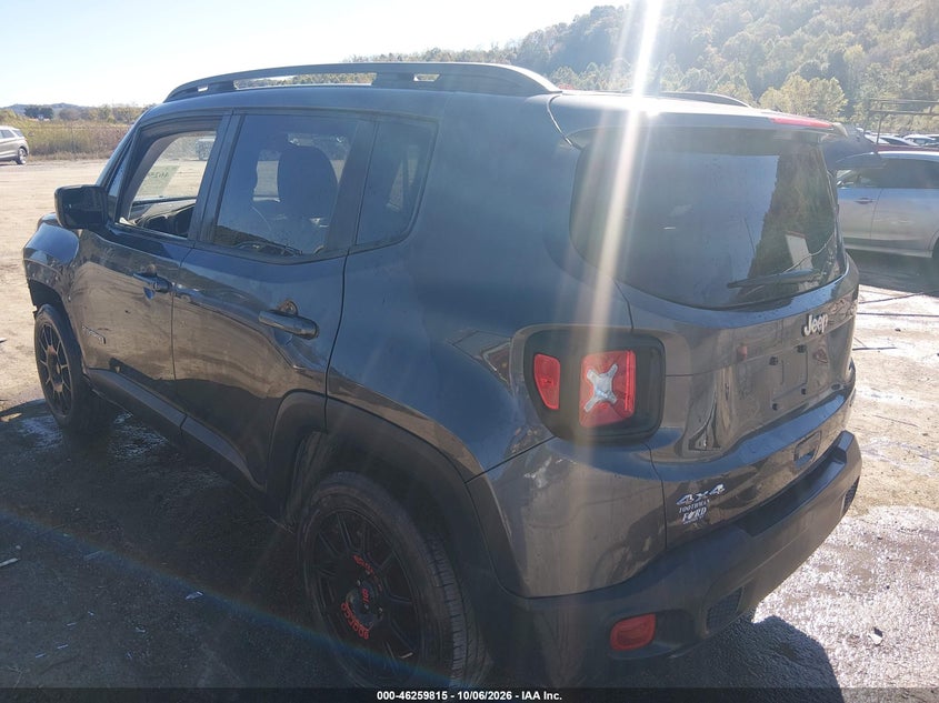 Vin: zacnjbbb0lpl28690, lot: 46759884, jeep renegade latitude 4x4 20203