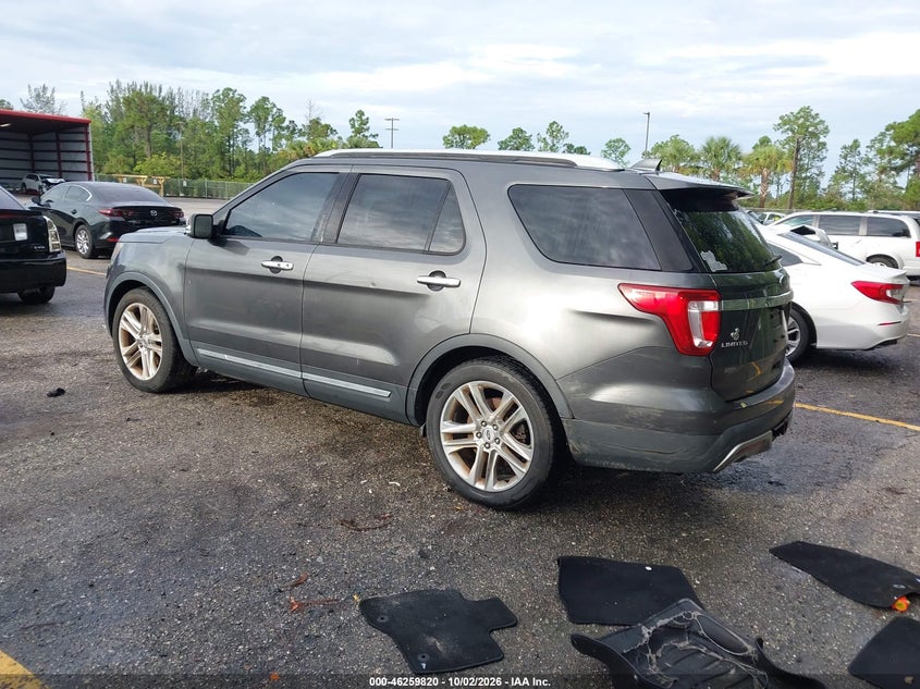 Vin: 1fm5k7f89hgb12932, lot: 46759889, ford explorer limited 20173