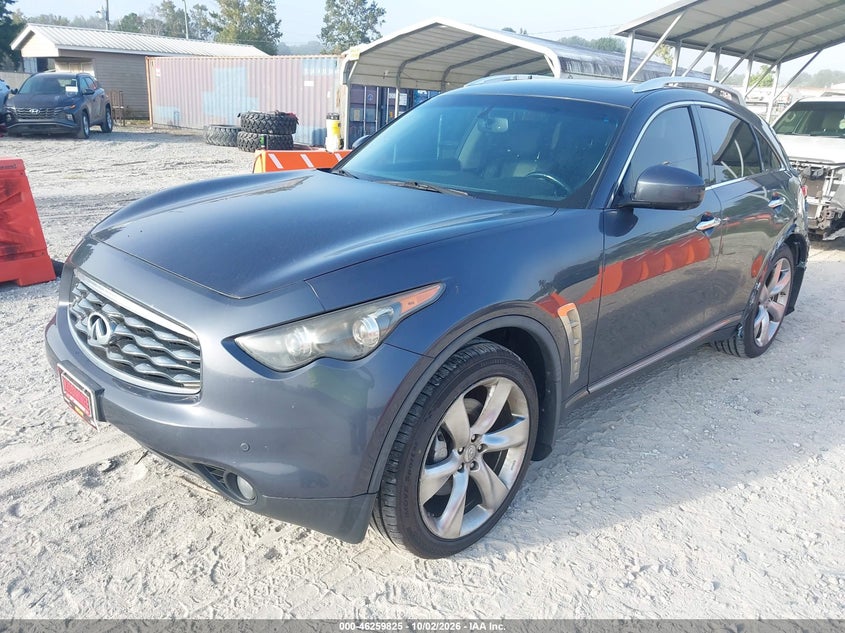2009 Infiniti Fx50, Rear, IAAI, VIN JNRBS18W59M200511 — photo 2