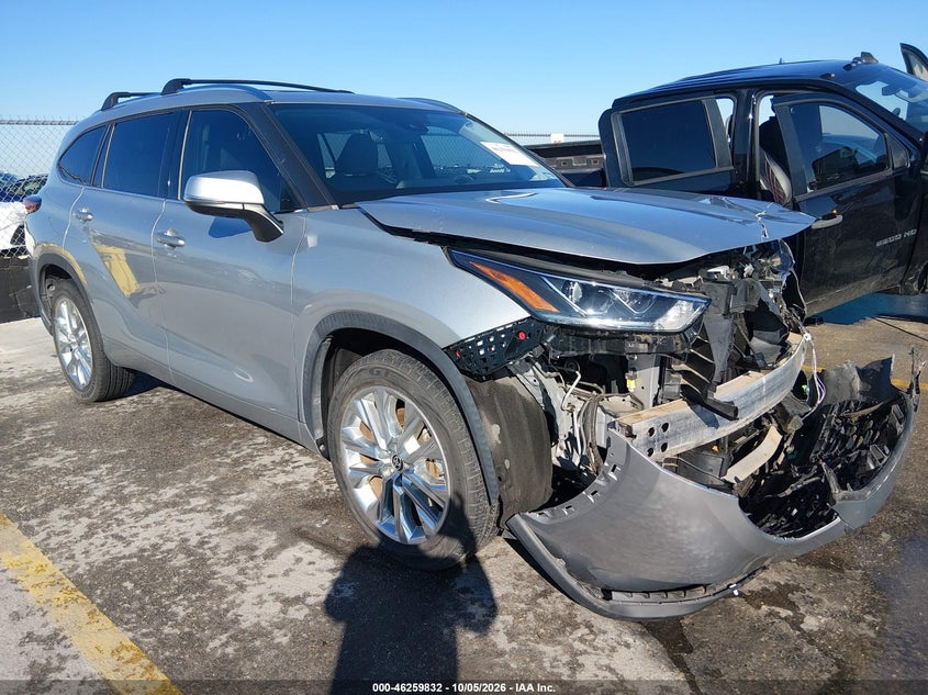 Vin: 5tdyzrah7ls030678, lot: 46759901, toyota highlander limited 20201