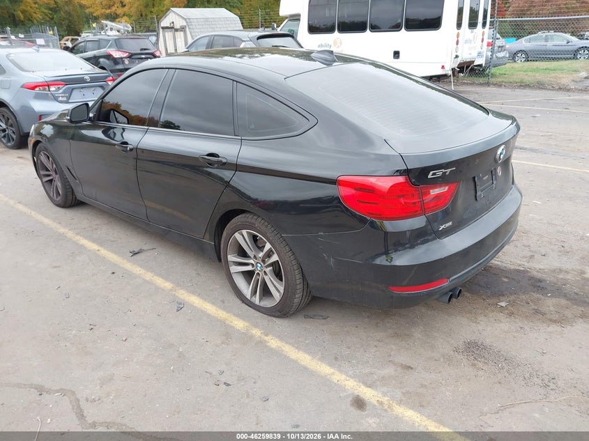 Vin: wba3x5c53ed557754, lot: 46759909, bmw 328i gran turismo xdrive 20143