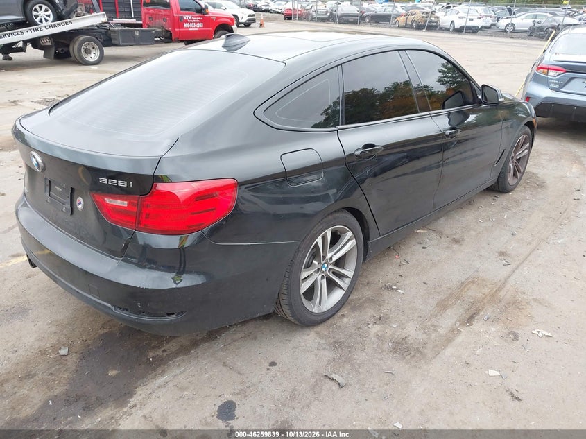 Vin: wba3x5c53ed557754, lot: 46759909, bmw 328i gran turismo xdrive 20144