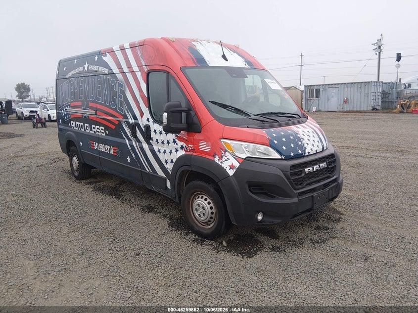 Vin: 3c6lrvdg2re127173, lot: 46759931, ram promaster 2500 tradesman high roof 159 wb w/pass seat 2024 img_1