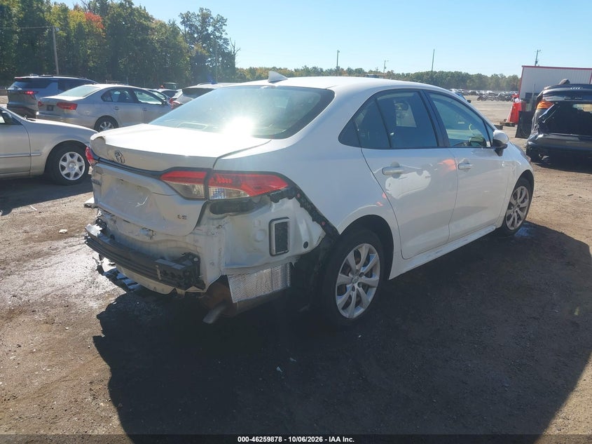 Vin: jtdepmae6n3019872, lot: 46759947, toyota corolla le 20224