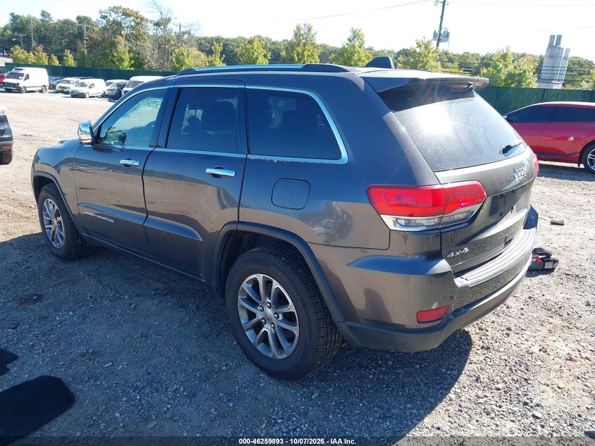 Vin: 1c4rjfbg8ec269290, lot: 46759962, jeep grand cherokee limited 20143