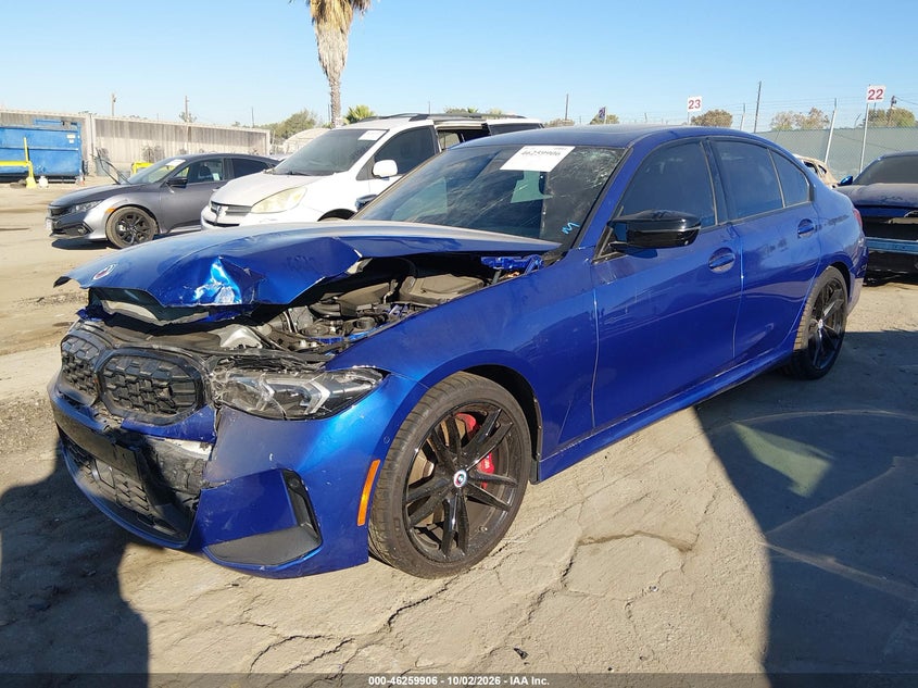 Vin: 3mw49fs07p8d26625, lot: 46759975, bmw m340i 20232