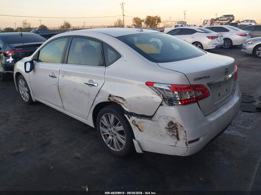 NISSAN SENTRA 2013 VIN 3N1AB7AP4DL628397