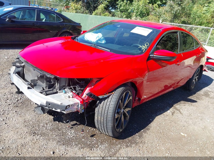 Vin: 2hgfc2f88mh512523, lot: 46759998, honda civic sport 20212