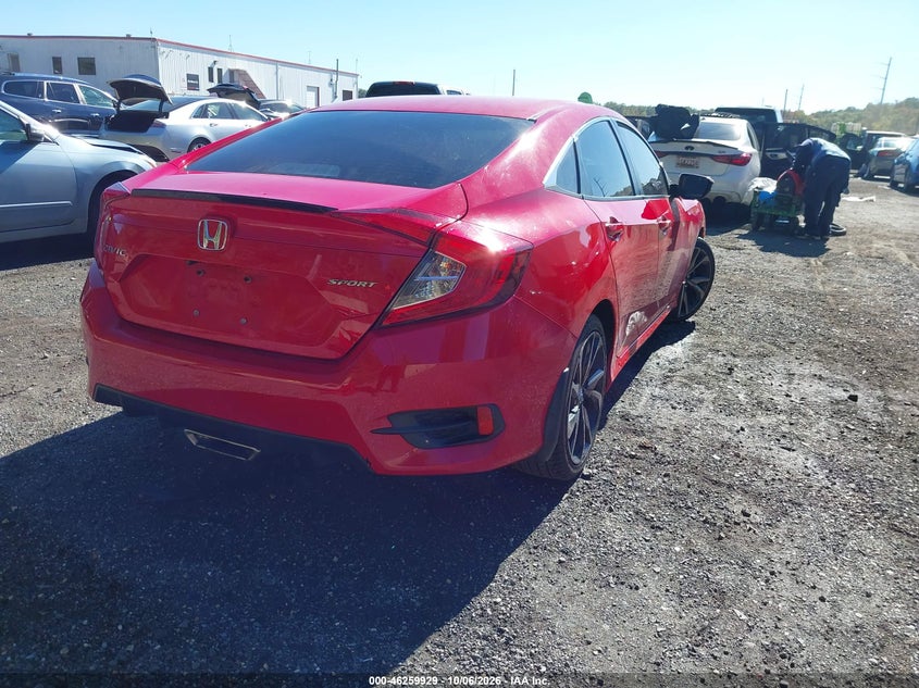 Vin: 2hgfc2f88mh512523, lot: 46759998, honda civic sport 20214