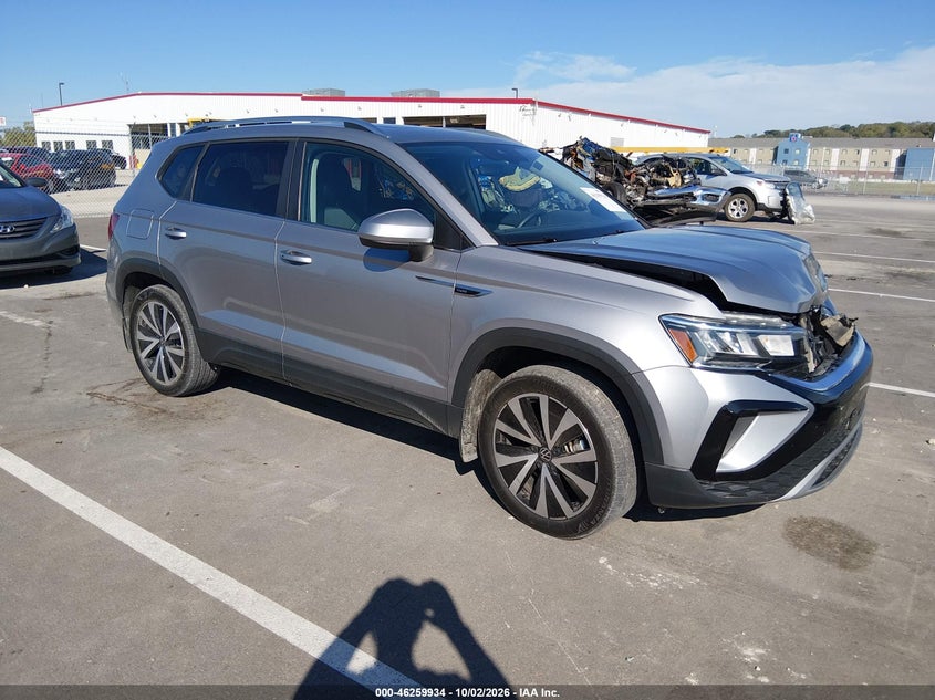 Vin: 3vvnx7b27pm321406, lot: 46760003, volkswagen taos 1.5t se 2023 img_1