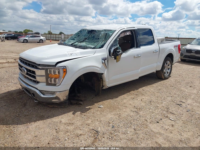 Vin: 1ftfw1e51pkg13956, lot: 46760014, ford f-150 lariat 20232