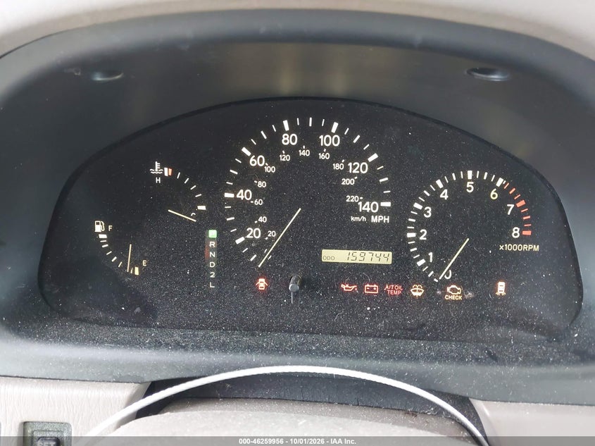 LEXUS RX 300 2001 VIN JTJGF10U110116599