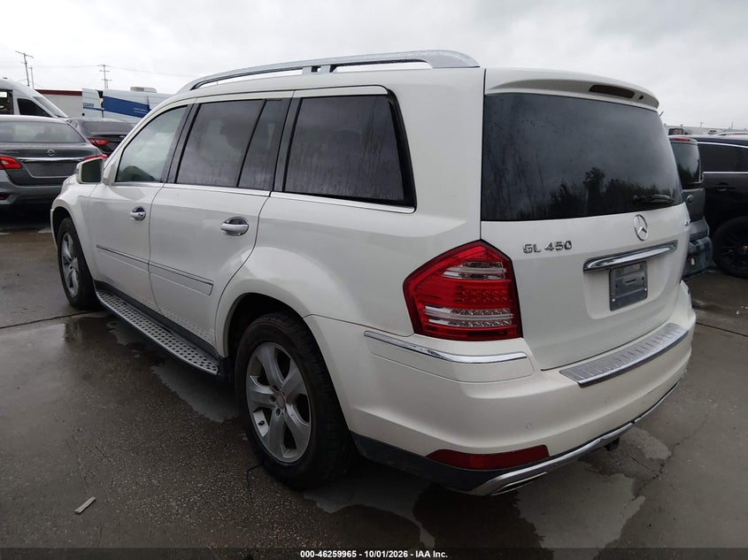 MERCEDES-BENZ GL 450 2011 VIN 4JGBF7BE9BA740079
