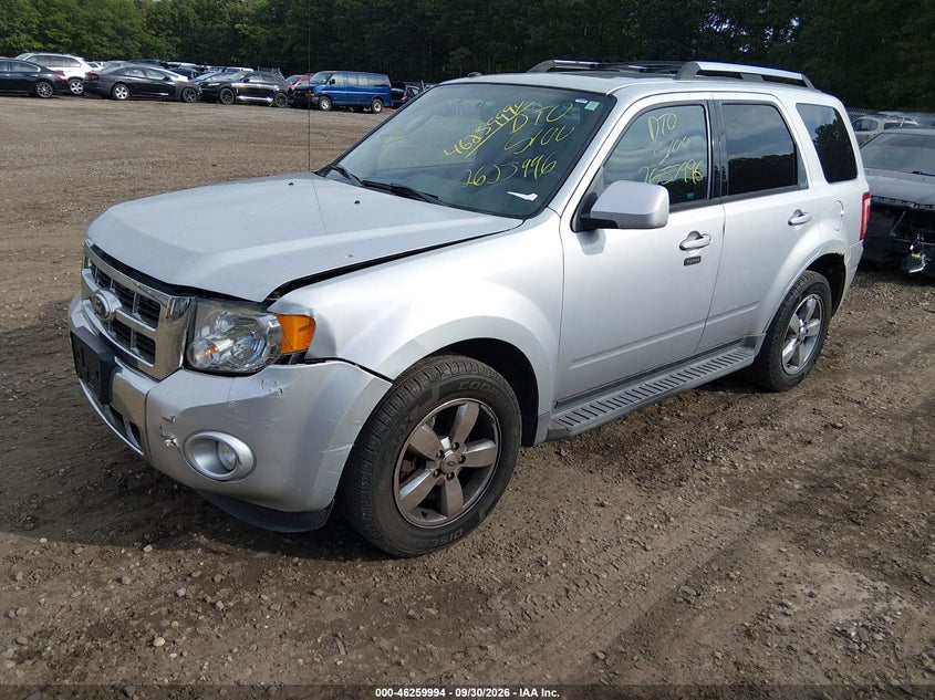 Vin: 1fmcu9egxckc22528, lot: 46760063, ford escape limited 20122