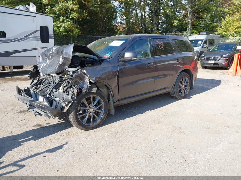 Vin: 1c4rdjdg6hc847320, lot: 46760093, dodge durango gt awd 20172