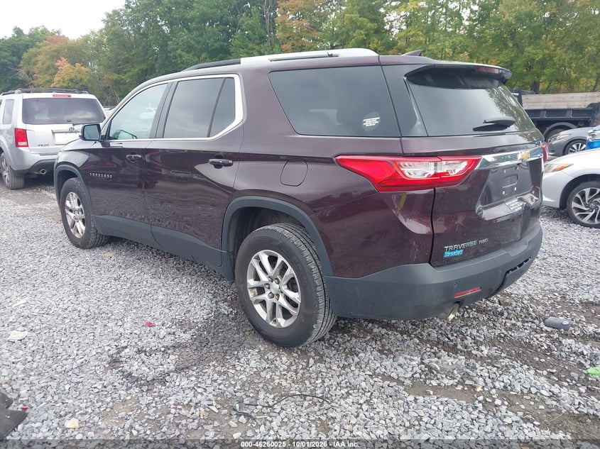 Vin: 1gnevgkw5jj206077, lot: 46760094, chevrolet traverse 1lt 20183