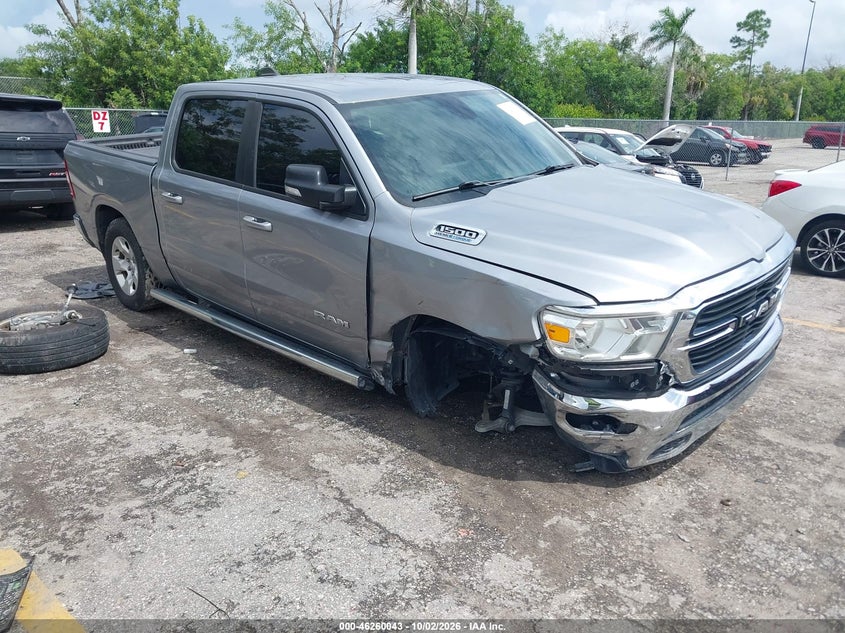 Vin: 1c6rreft9mn647153, lot: 46760112, ram 1500 big horn  4x2 5'7 box 2021 img_1
