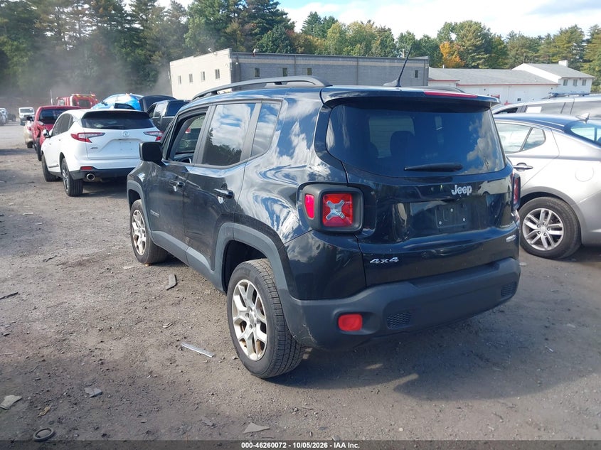 Vin: zaccjbbt6fpb47147, lot: 46760141, jeep renegade latitude 20153