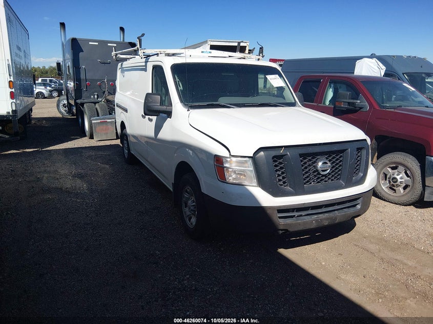 Vin: 1n6bf0ky7gn811671, lot: 46760143, nissan nv cargo nv2500 hd sv v6 20161
