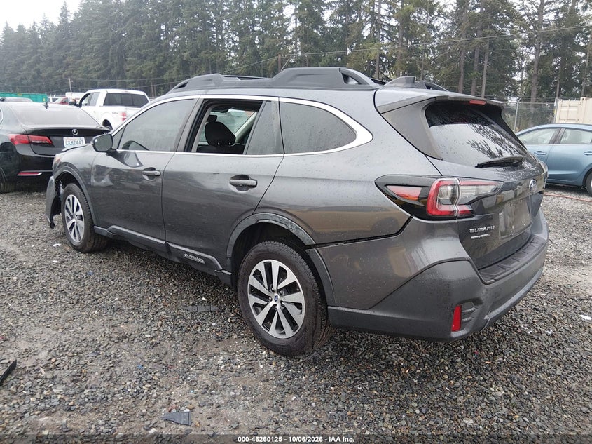 Vin: 4s4btaec9l3125005, lot: 46760194, subaru outback premium 20203