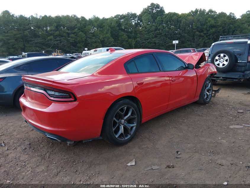 Vin: 2c3cdxhg2fh832184, lot: 46760208, dodge charger sxt 20154