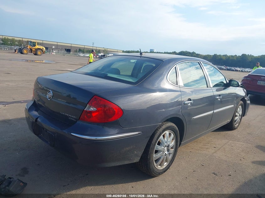 BUICK LACROSSE 2008 VIN 2G4WD582881168370