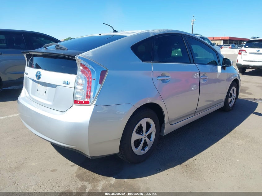 Vin: jtdkn3duxe1804381, lot: 46760271, toyota prius two 20144