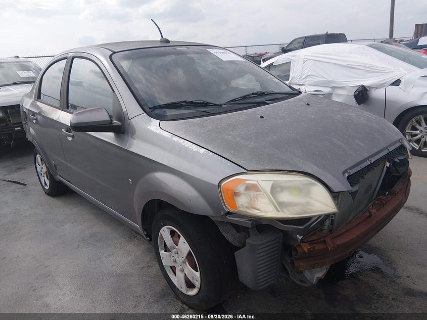 2009 Chevrolet Aveo Lt, Износ, IAAI, VIN KL1TD56E69B399491