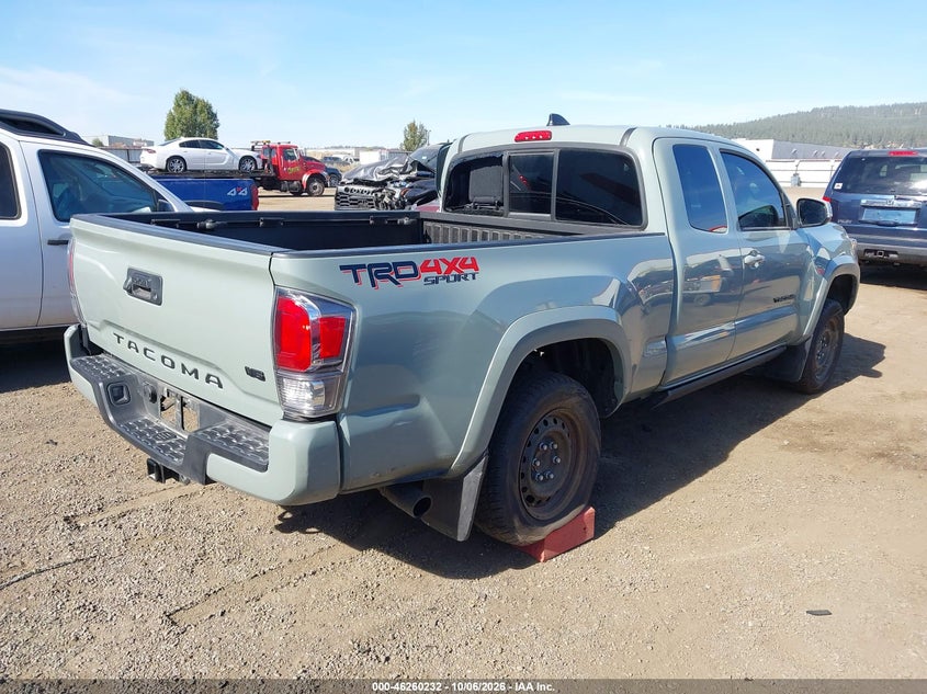 Vin: 3tysz5an3pt153053, lot: 46760301, toyota tacoma trd sport 20234