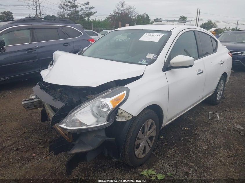 Vin: 3n1cn7ap9hl844056, lot: 46760303, nissan versa 1.6 sv 20172