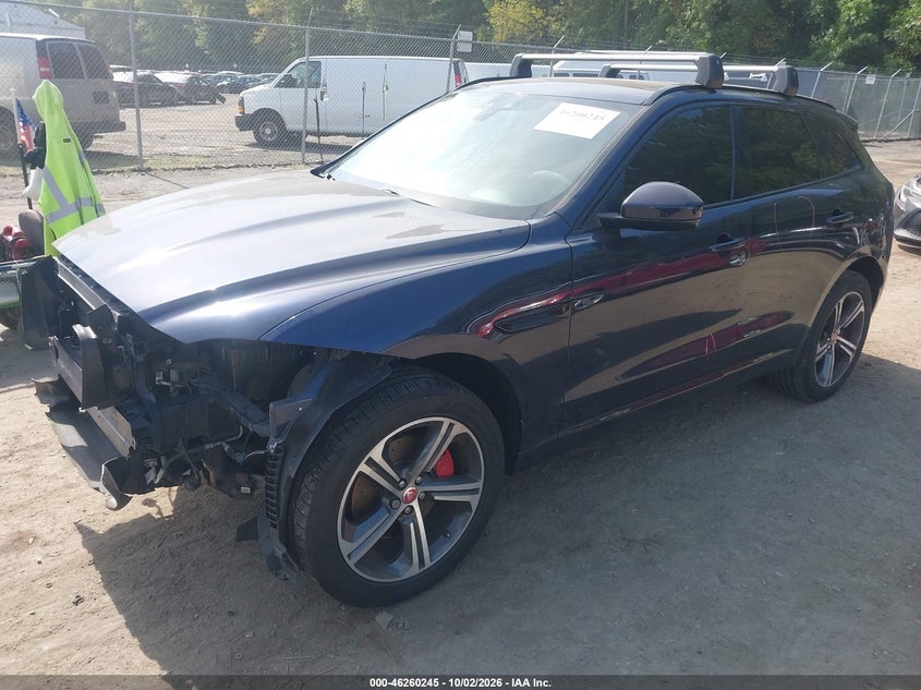 Vin: sadcm2bv4ha892480, lot: 46760314, jaguar f-pace s 20172