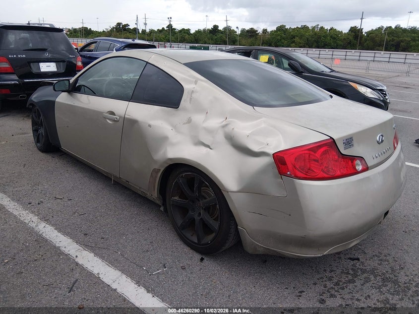 INFINITI G35 2005 VIN JNKCV54E45M412759