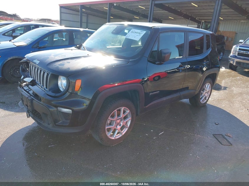 Vin: zacnjdb10ppp26006, lot: 46760376, jeep renegade latitude 4x4 20232
