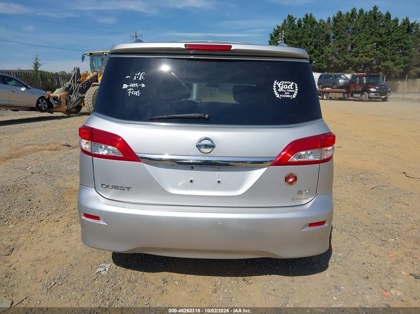 NISSAN QUEST 2015 VIN JN8AE2KP2F9128857