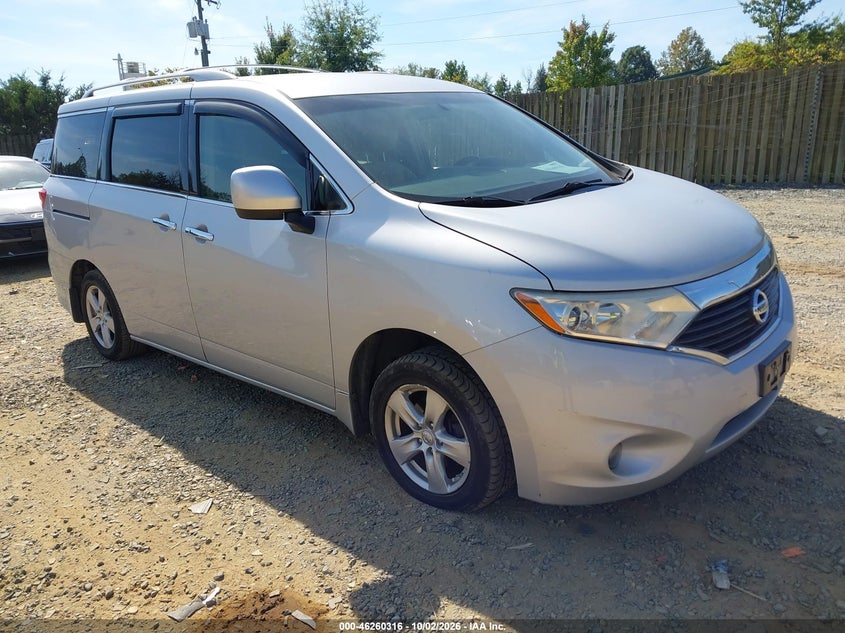 2015 Nissan Quest Platinum/S/Sl/Sv, Wear, IAAI, VIN JN8AE2KP2F9128857