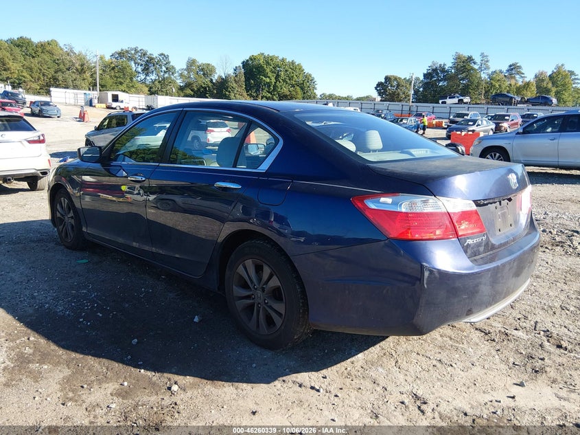 Vin: 1hgcr2f37fa211085, lot: 46760408, honda accord lx 20153