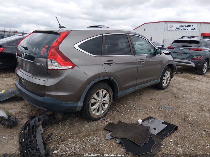 Vin: 5j6rm4h79dl026115, lot: 46760439, honda cr-v ex-l 20134