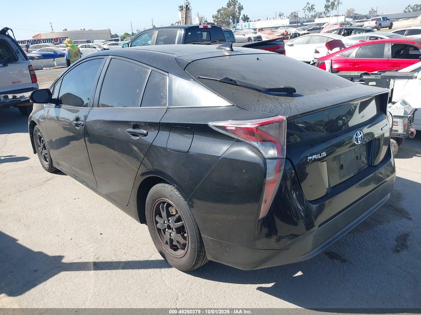 Vin: jtdkbrfu6g3515112, lot: 46760448, toyota prius two 20163