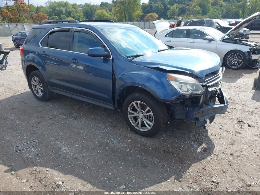 Vin: 2gnflfek3g6124870, lot: 46760553, chevrolet equinox lt 20161